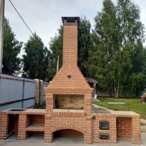Иллюстрация к статье «Уличная печь из кирпича: чем отличается от мангала и барбекю»