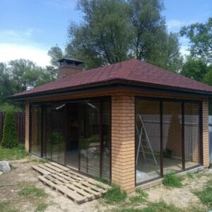 Иллюстрация к статье «Какое основание нужно под кирпичный барбекю-комплекс»