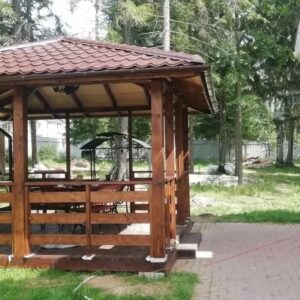 Фото товара «Беседка деревянная 4х4»